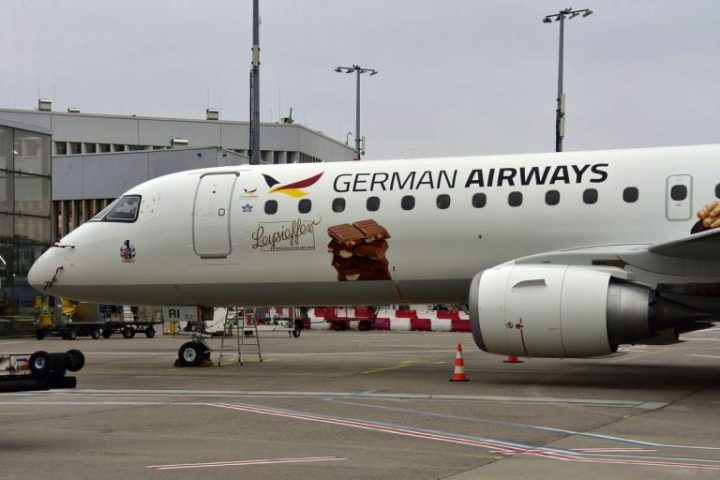 aviation German Airways brings Pralinenjet into the air