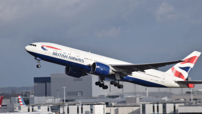 Un Boeing 777-200 de British Airways décolle de Londres Heathrow (Image : Max Thrust Digital)